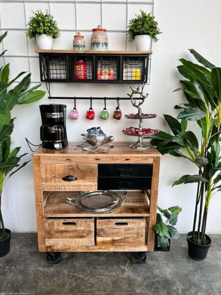 ركن قهوة باريو كاكاو - لون بيج وأسود