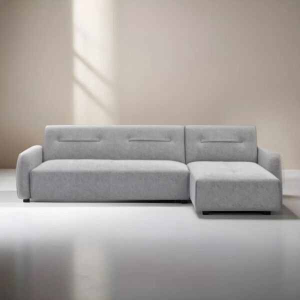 كنبة زاوية روتيا - رمادي