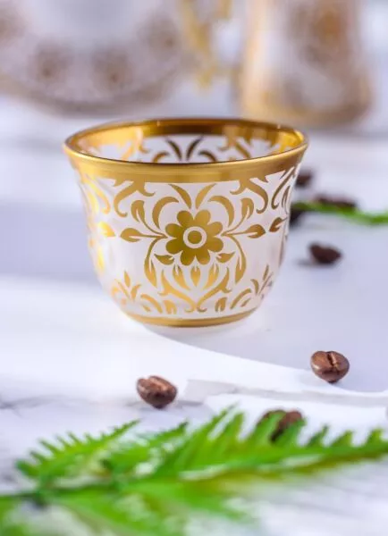 طقم شاي وقهوة غولدن ارت ل6 أشخاص