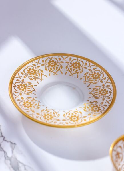 طقم شاي وقهوة غولدن ارت ل 6 أشخاص