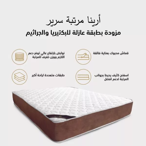 مرتبة سرير 12 طبقة ارينا - ارتفاع 24 سم
