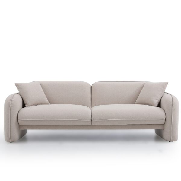 كنبة ثلاثي بونو - بيج وذهبي