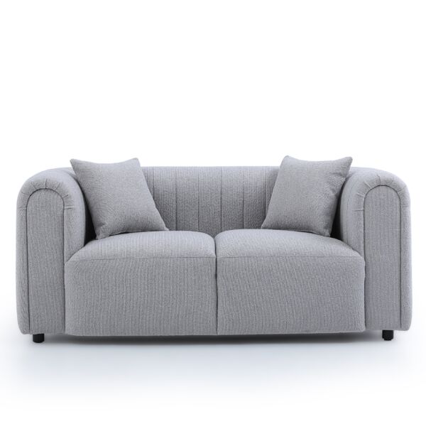 كنبة ثنائية لوينا - رمادي