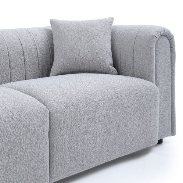 كنبة ثنائية لوينا - رمادي