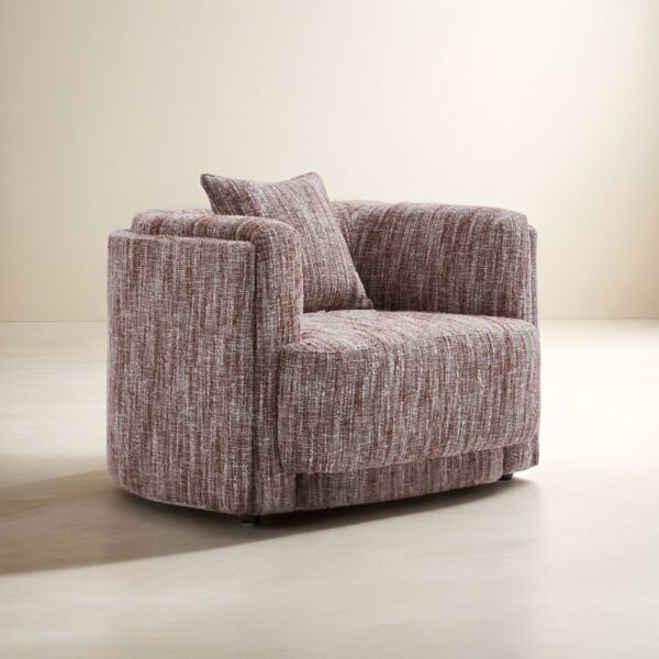 كنبة مفرد شومان - بني