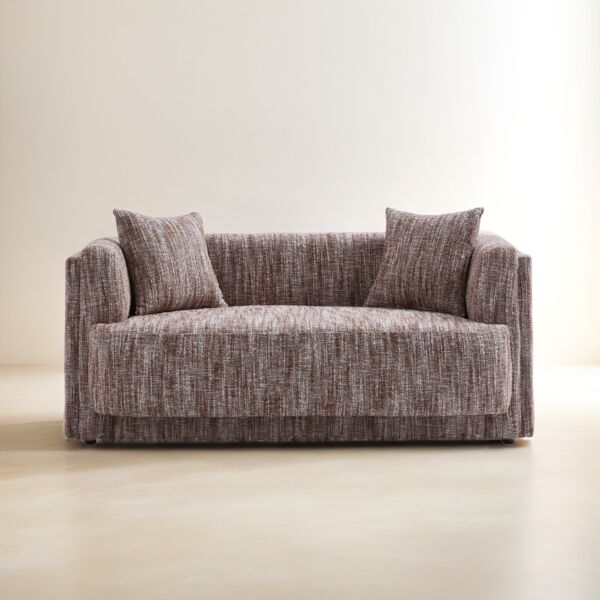 كنبة ثنائية شومان - بني