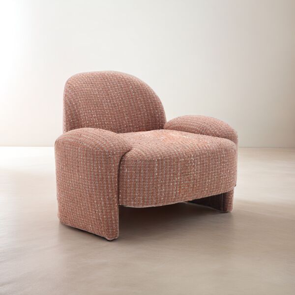 كنبة مفرد ريفان - برتقالي