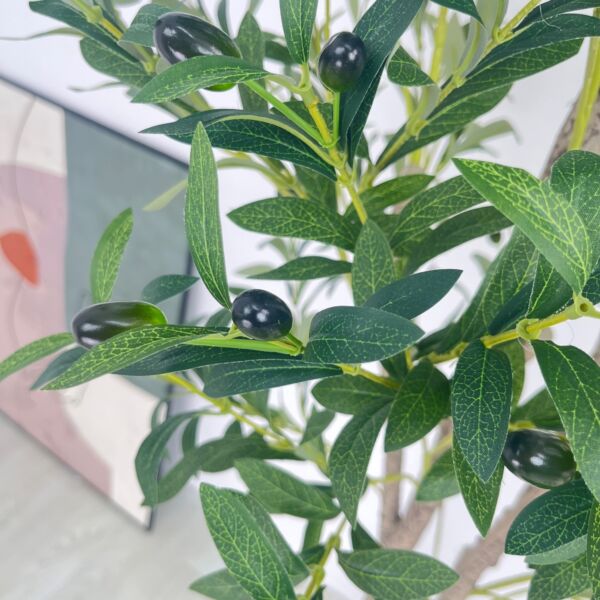 شجرة زيتون صناعية بلاستيك 180 سم - اخضر