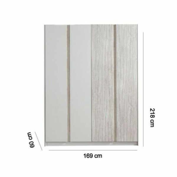 خزانة ملابس 4 أبواب تيراكيا