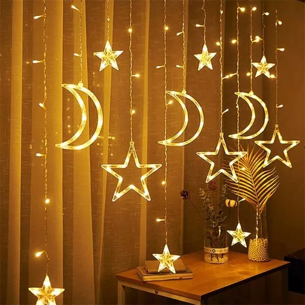 حبل إضاءة زينة رمضان 4 متر