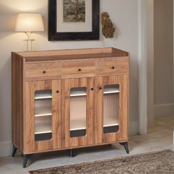 خزانة جانبية 3 باب اوبرا - بني