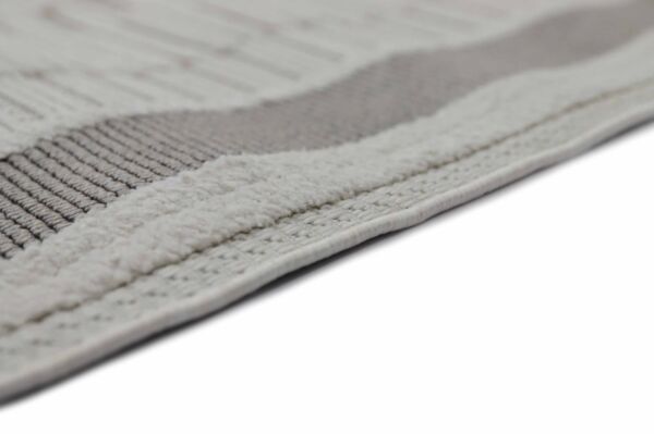 سجاد فيرو تركي مودرن - كريمي ورمادي