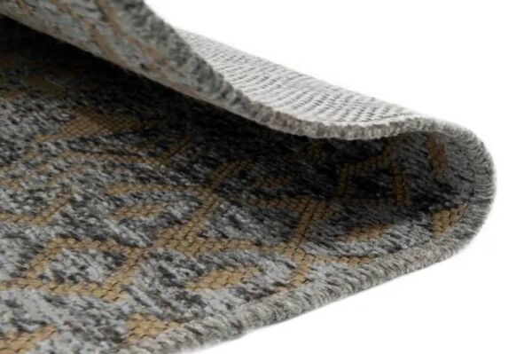 سجاد سوفا خيش - رمادي وازرق