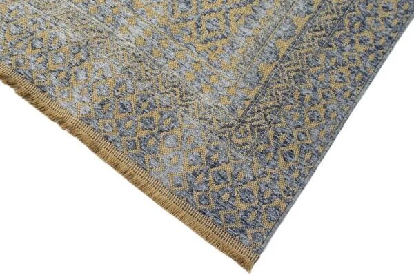 سجاد سوفا خيش - رمادي وازرق