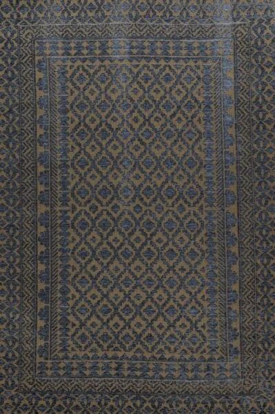 سجاد سوفا خيش - ازرق وذهبي