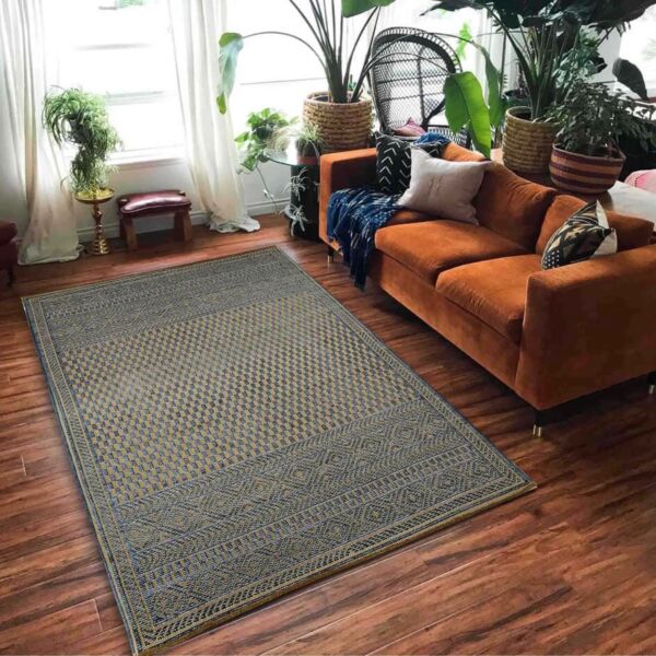 سجاد سوفا خيش - ازرق ومتعدد الالوان