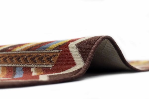 سجاد إلهام سدو بلجيكي خيش - احمر ومتعدد الالوان