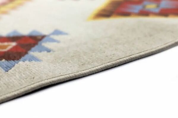 سجاد إلهام سدو بلجيكي خيش - بيج ومتعدد الالوان