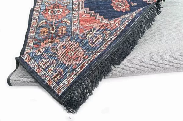 سجاد ازرق ومتعدد الالوان بديل - خيش