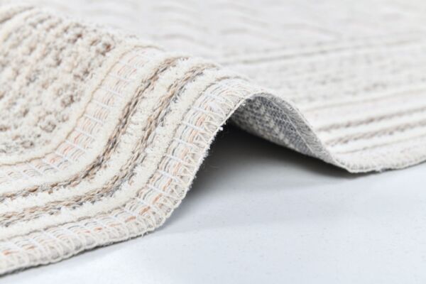 سجاد أوليفيا مودرن قطن - خيش بيج غامق ومتعدد الالوان