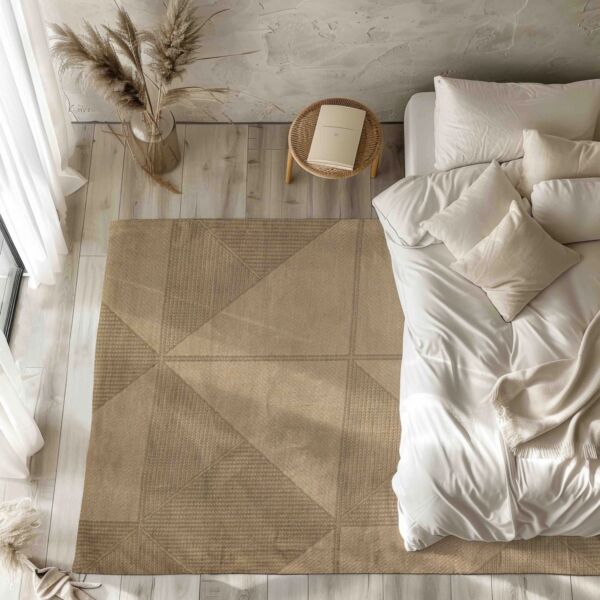 سجاد سراب مودرن تركي - خيش - بيج 