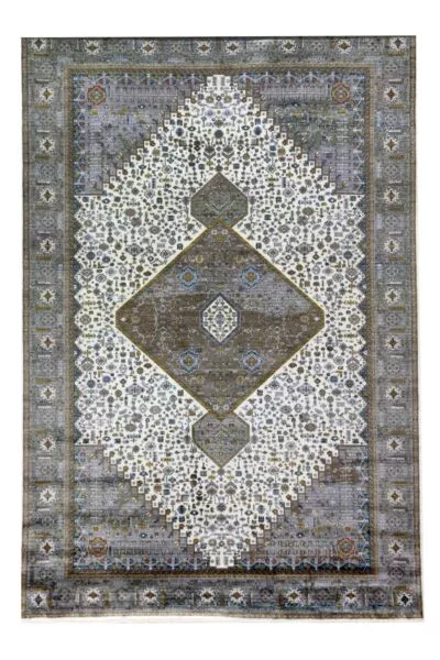 سجاد كلاسيك سينيرجي أزرق وكريمي