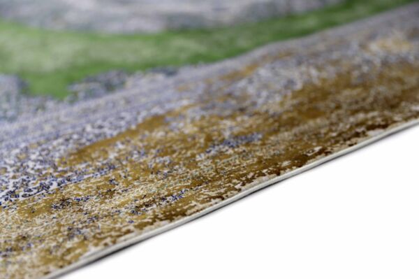 سجاد كلاسيك حرير لوليا تركي - اخضر ومتعدد الالوان