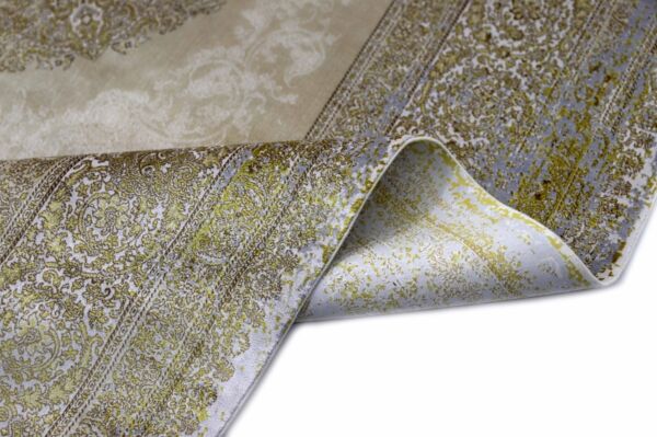 سجاد كلاسيك حرير لوليا تركي - كريمي وبيج