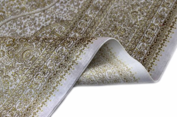 سجاد كلاسيك حرير لوليا تركي - كريمي ومتعدد الالوان