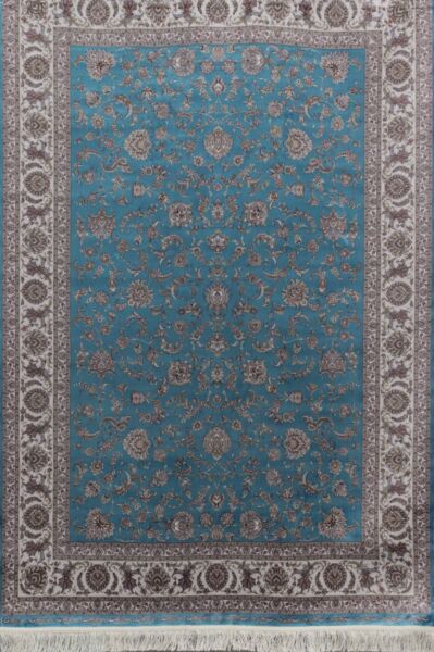 سجاد كلاسيك حرير لوليا تركي - ازرق ومتعدد الالوان