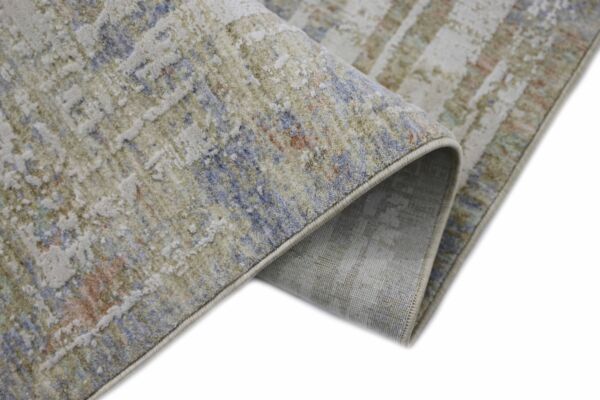 سجاد نابولي مودرن تركي - بيج وازرق