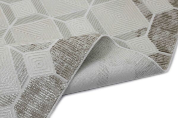 سجاد لويزاي مودرن تركي - كريمي وبيج