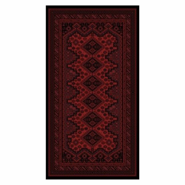 سجاد بلخ رينا - احمر ومتعدد الالوان