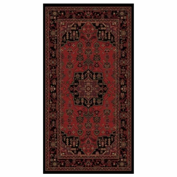 سجاد بوهيمي بلخ رون - احمر ومتعدد الالوان