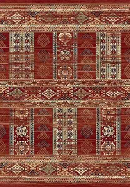 سجاد كلاسيك تركي سنو - احمر ومتعدد الالوان