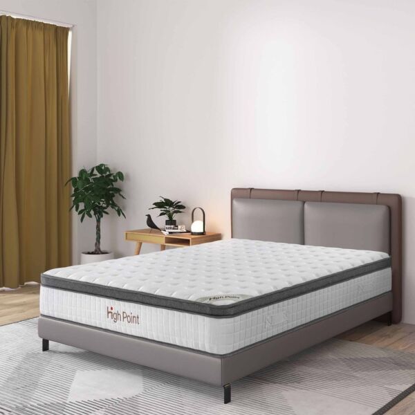 مرتبة سرير داعمة للظهر - ابيض