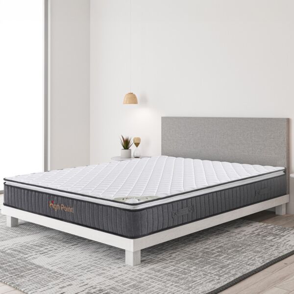 مرتبة سرير داعمة للظهر - رمادي