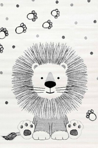 سجادة اطفال قلوا 230x160 سم - كريمي