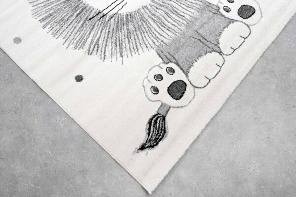 سجادة اطفال قلوا 230x160 سم - كريمي