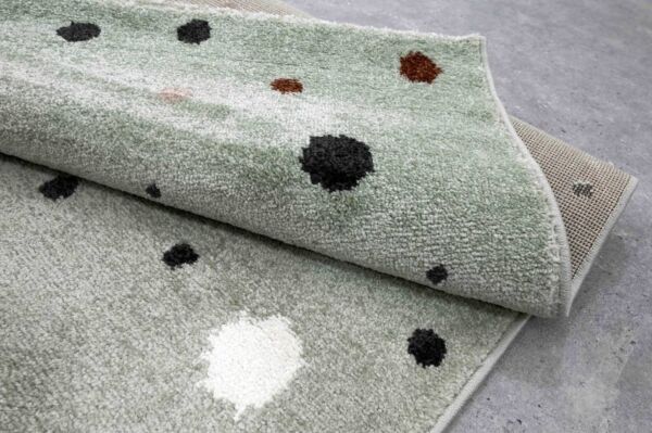 سجادة اطفال قلوا 230x160 سم - اخضر