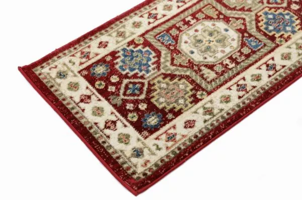 دعاسة إيشان تركي 50×90 سم - احمر وبيج