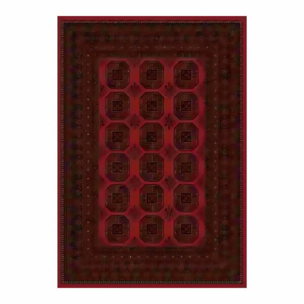 سجاد بوهيمي بلجيكي بلخ 80x150 سم - احمر