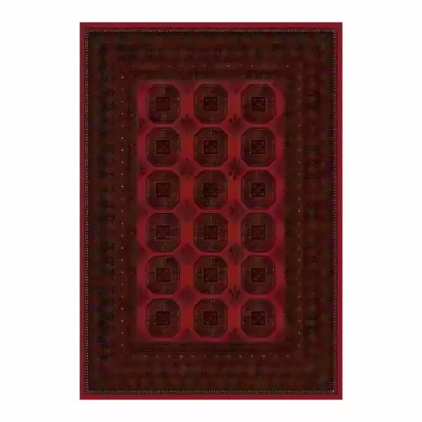 سجاد بوهيمي بلجيكي بلخ 80x150 سم - احمر