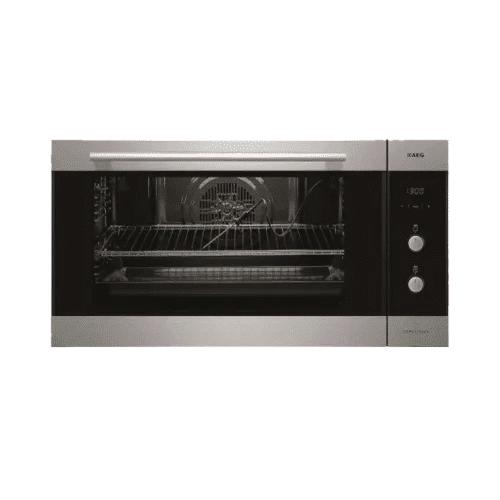 فرن كهربائي أيه إي جي 90 سم مدمج بيلت ان - ستيل