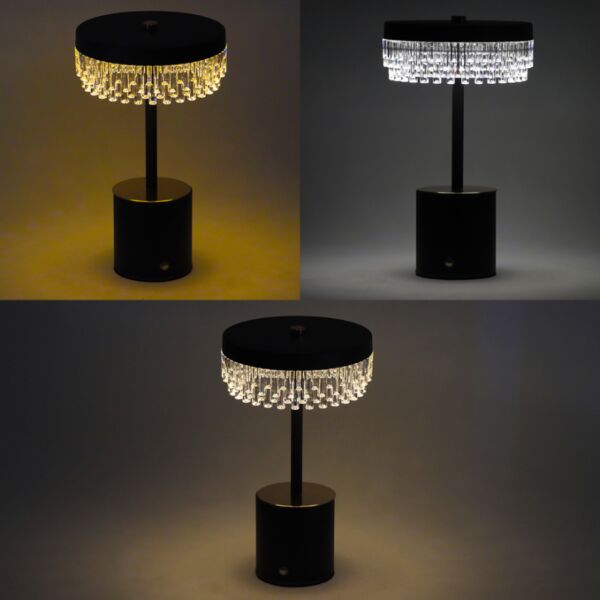 ابجورة طاولة ايلانا - اسود