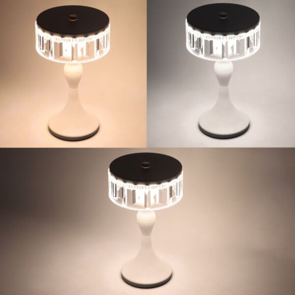 ابجورة طاولة روزي - ابيض