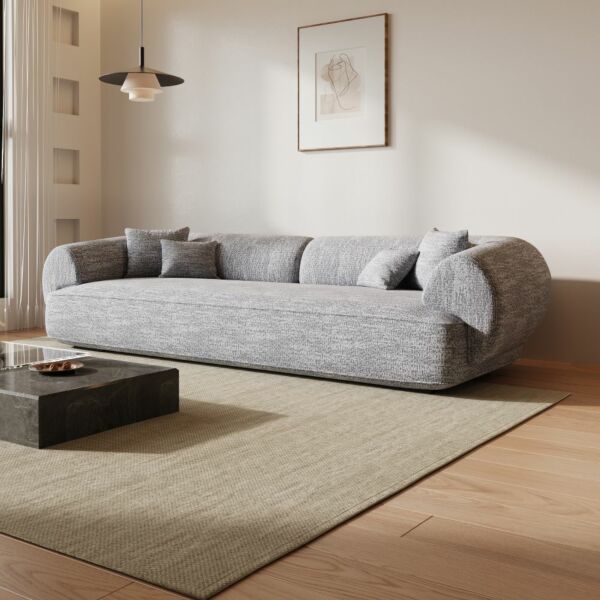 كنبة رباعية كوارت - رمادي