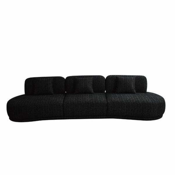 كنبة ثلاثية كاتيا - اسود