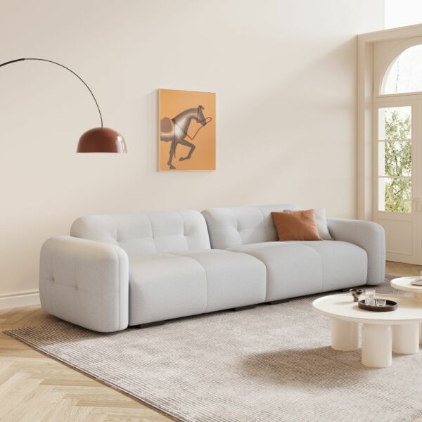 كنبة رباعية ليندا - ابيض