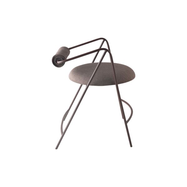 كرسي طعام رامكو - بني غامق